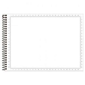 Caderno de Desenho Milimetrado 96fls D+ Masculino Capa Dura TILIBRA