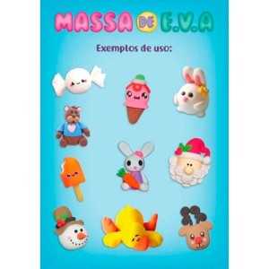 Massinha EVA para Slime 50g Cores MAKE+