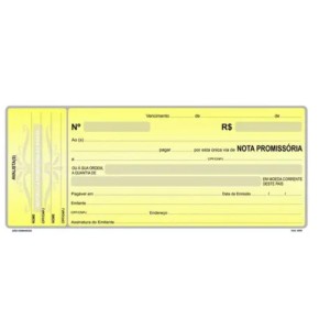 Bloco de Nota Promissoria Com 50 Folhas Ref.KZ3002 KAZ | SAO DOMINGOS
