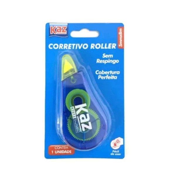 Corretivo Fita 5mmx8m Roller KZ808 KAZ