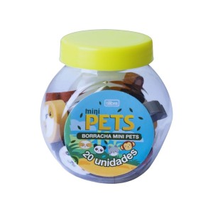 Borracha Mini Pets Com 20 TILIBRA