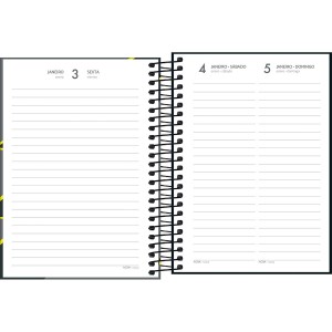 Agenda 2026 Escolar Pepper Masculina Espiral TILIBRA