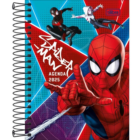 Agenda 2025 Escolar Spider Man Espiral - TILIBRA