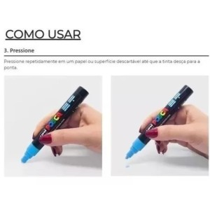 Caneta Posca 10.0-15.0mm PC-17K UNI-BALL