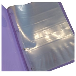 Pasta Catalogo Portfolio A4 10 Envelopes 0,12 Medio Lilas Line Sem Visor Polipropileno Ref.1692LI DAC