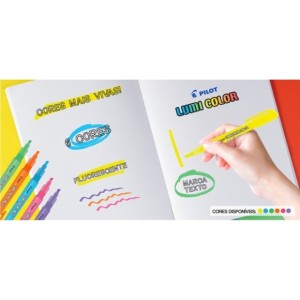 Marca Texto laranja Lumi Color 200-SL Blister - PILOT