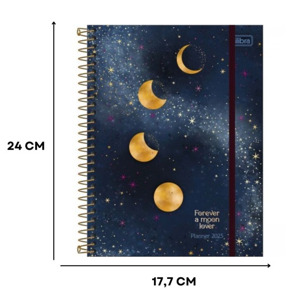Agenda 2025 Planner Semanal/Mensal Magic Espiral - TILIBRA