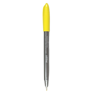 Caneta Retroprojetor 1.0mm Amarelo Fino Blister PILOT
