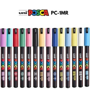 Caneta Posca 0.7mm PC-1MR UNI-BALL