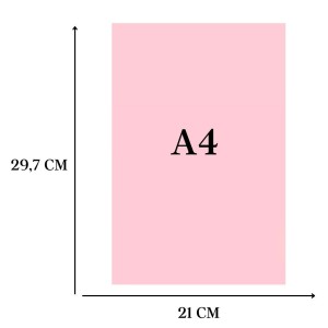 Papel Sulfite A4 75g 100 Folhas Rosa - SENINHA REPORT