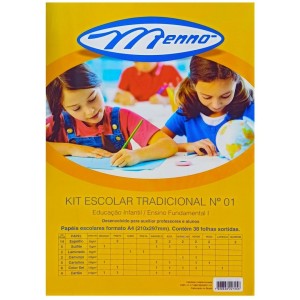 Bloco Criativo Kit Leoni N°1 A4 38 Folhas Papeis Sortidos MENNO