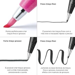 Caneta Brush Touch Sign Pen PENTEL