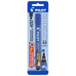 Pincel Permanente Chanfrado 4.5 Azul 400 Blister PILOT