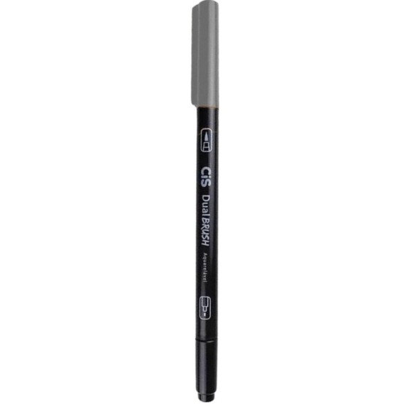 Caneta Brush Dual C/2 Pontas Aquarelavel CIS