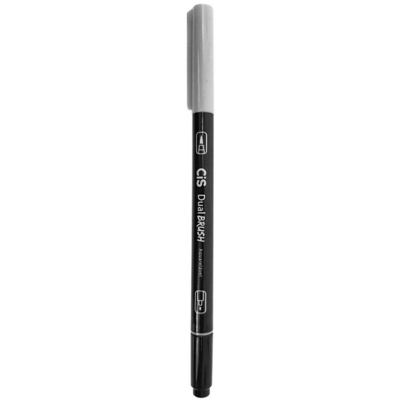 Caneta Brush Dual C/2 Pontas Aquarelavel CIS