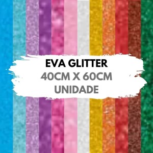 Eva Gliter 40X60cm - UNIDADE