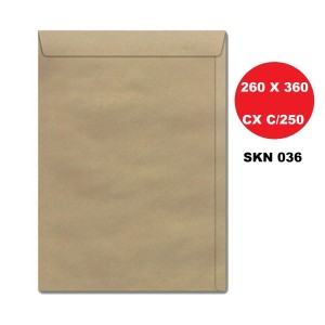 ENVELOPE SACO 260X360 KRAFT CAIXA C/250 FORONI | SCRITY