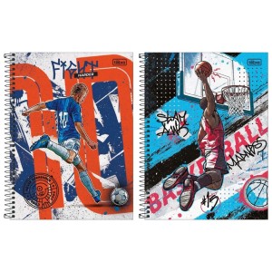 Caderno Universitario 20 Matérias 320 folhas Do It! Capa Dura TILIBRA