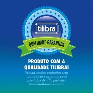 Caderno 1/4 Azul Sem Pauta Neon TILIBRA