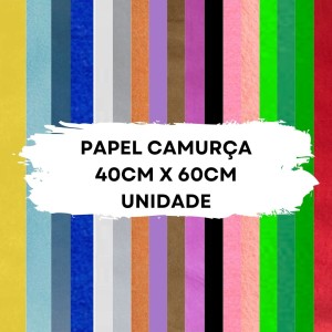 Papel Camurca Folha 40X60cm Unidade