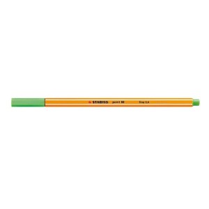 CANETA HIDROGRAFICA 0.4MM VERDE MAÇÃ 88/33 STABILO POINT 88
