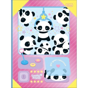 Caderno Brochura Universitário 80fls Lovely Friend TILIBRA