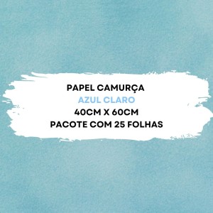 Papel Camurca 40X60cm Pacote Com 25 Folhas VMP