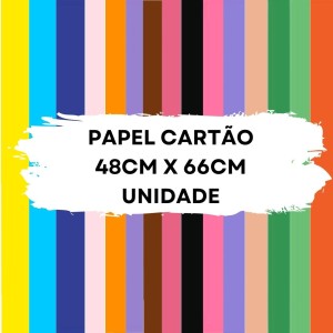 Papel Cartao Folha 48X66cm - Unidade