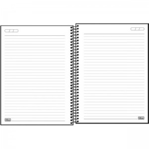Caderno Espiral Capa Dura Universitário 10 Matérias 160 folhas Neon TILIBRA