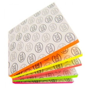 Bloco Adesivo 76x76 Com 5 Cores Neon 150 Folhas Ref.KZ2001N KAZ