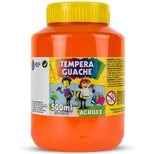 Guache 500ml Laranja ACRILEX