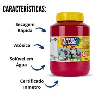 Guache 500ml Magenta ACRILEX