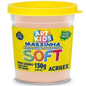 Massinha Base Amido Soft 150gr Amarelo Pessego ACRILEX
