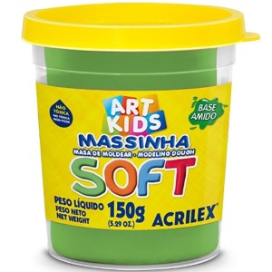 Massinha Base Amido Soft 150gr Verde ACRILEX