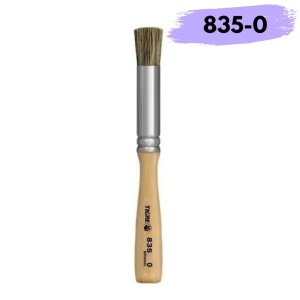 Pincel Broxinha Redondo 835-0 Cerda Gris TIGRE