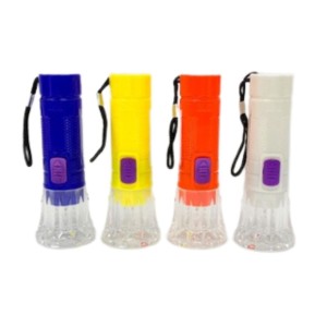 Lanterna 1 Led Plástica 10CM A Bateria SY309 JAVICK