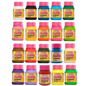 Tinta Plastica PVA Fosca 37ml ACRILEX