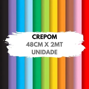 Crepom  48cmX2mt - UNIDADE