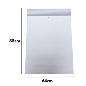 Papel Flip Chart Com 50 Folhas 64X88cm