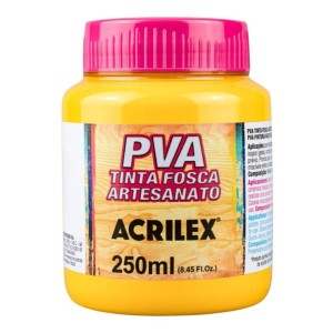 Tinta Plastica PVA Fosca 250ml ACRILEX
