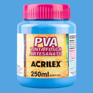 Tinta Plastica PVA Fosca 250ml ACRILEX