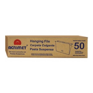 PASTA SUSPENSA C/50 KRAFT HASTES PLASTICA ACRIMET