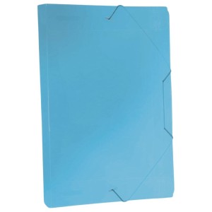 Pasta Plastica Com Elastico Oficio Lombada 55mm Azul ACP