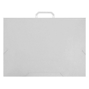 Pasta Maleta Plastica Oficio Com Elástico Cristal ACP