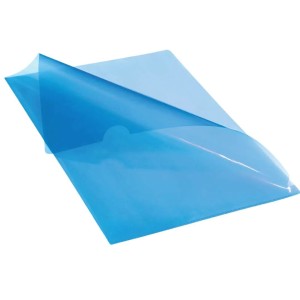 Pasta Plastica A4 em L Azul Com 10 Unidades ACP