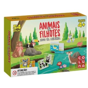 Jogo Da Mamória Animais e Filhotes COLUNA