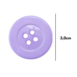 Botão De Roupa Grande 30mm Cores Diversas