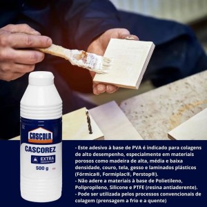 Cola Líquida Branca Extra PVA Cascorez 500g CASCOREZ