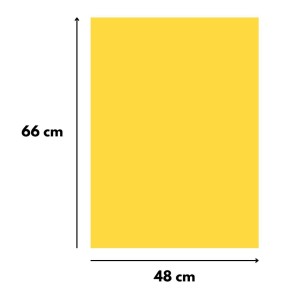 Color Set 48x66cm Pacote Com 20 Folhas
