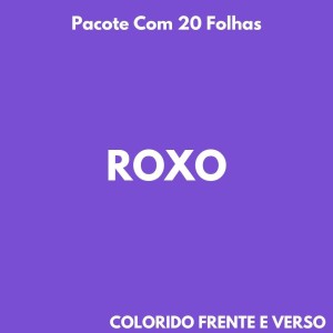 Color Set 48x66cm Pacote Com 20 Folhas